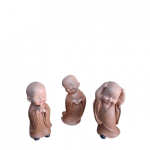Figuras monjes Feliz Alegría