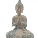 Figura En Resina Buda 22 Cms (rezo)