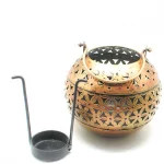 Portavelas De Metal 10 x 13 Cms Aprox