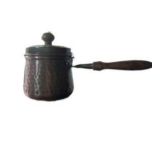 Quemador De Latón Con Puño De Madera