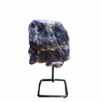 Amatista En Bruto Con Soporte De Hierro