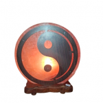Lámpara de Sal Rosa del Himalaya – Grande (20 cm) – Yin y Yang