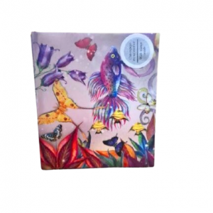 Pequeño Cuaderno con Espejo y Tapa Decorada