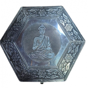 Caja Hexagonal  con Buda